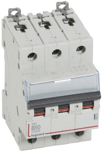 Выключатель автоматический Legrand DX3-E 10000 3п 50А B 16кА картинка